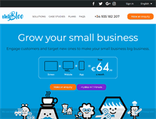 Tablet Screenshot of mybloo.com